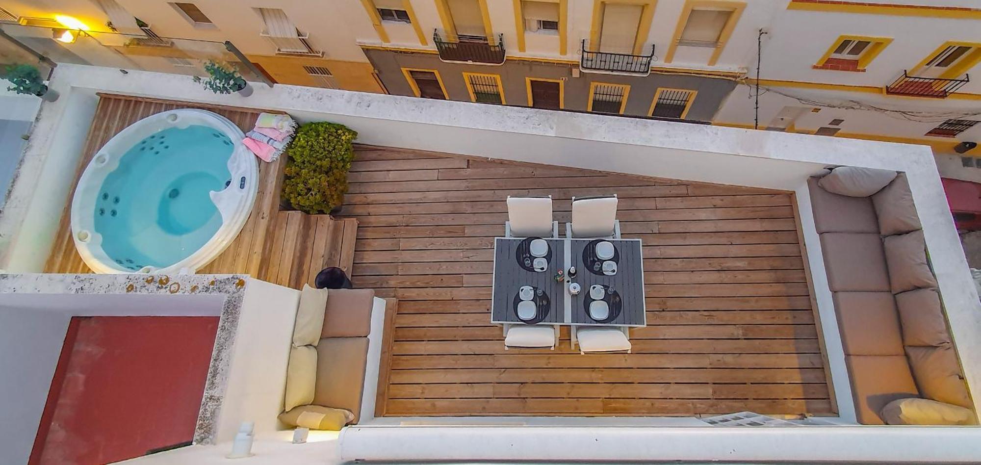 Penthouse With Jacuzzi, And Garaje Grupo Ac Gestion Apartment Cádiz Exterior foto