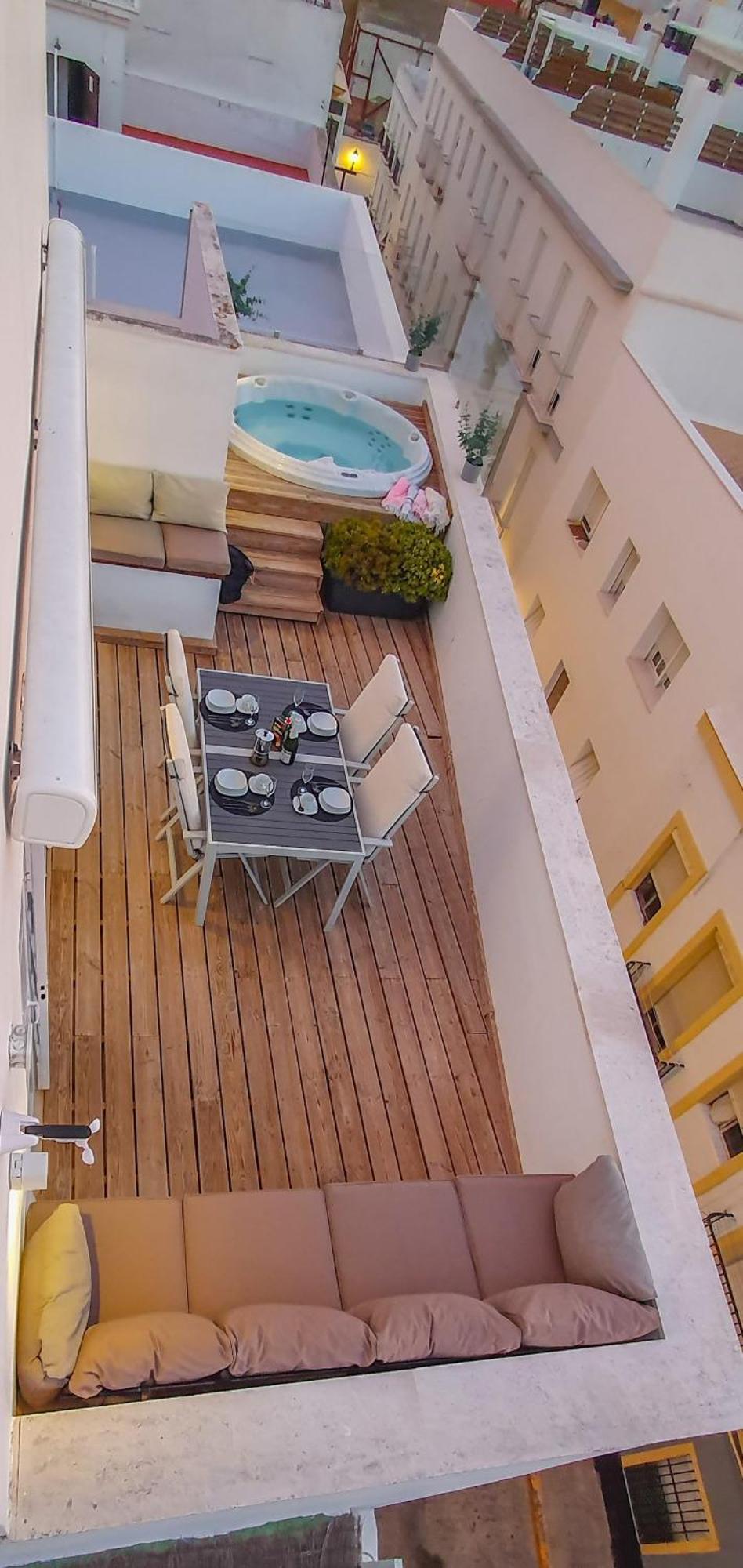 Penthouse With Jacuzzi, And Garaje Grupo Ac Gestion Apartment Cádiz Exterior foto